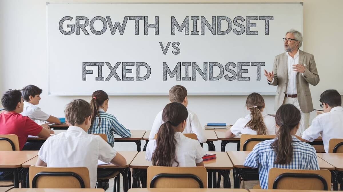 Growth Mindset vs Fixed Mindset in Classroom 